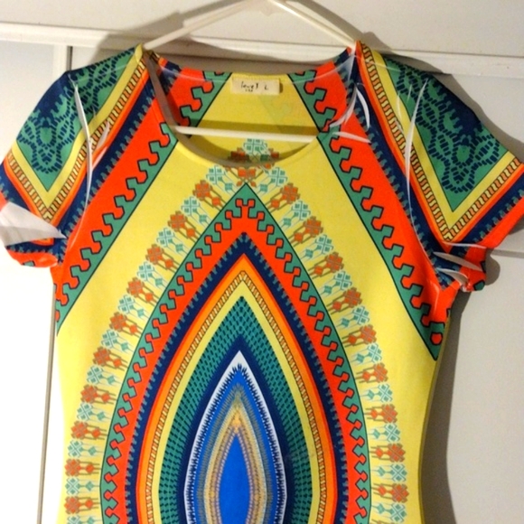 Tribal Pattern Dress - Picture 2 of 4